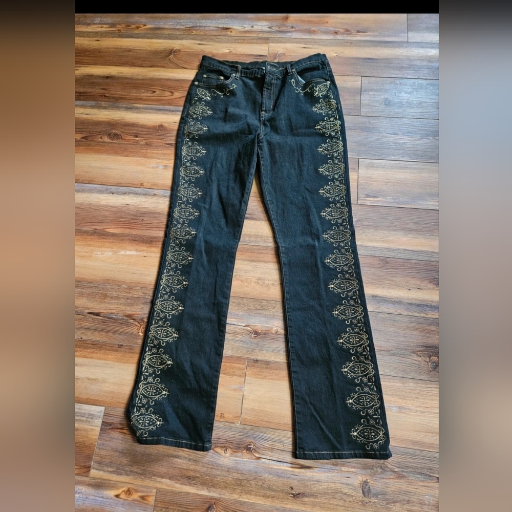 Diane Gilman Black High Rise Jeans